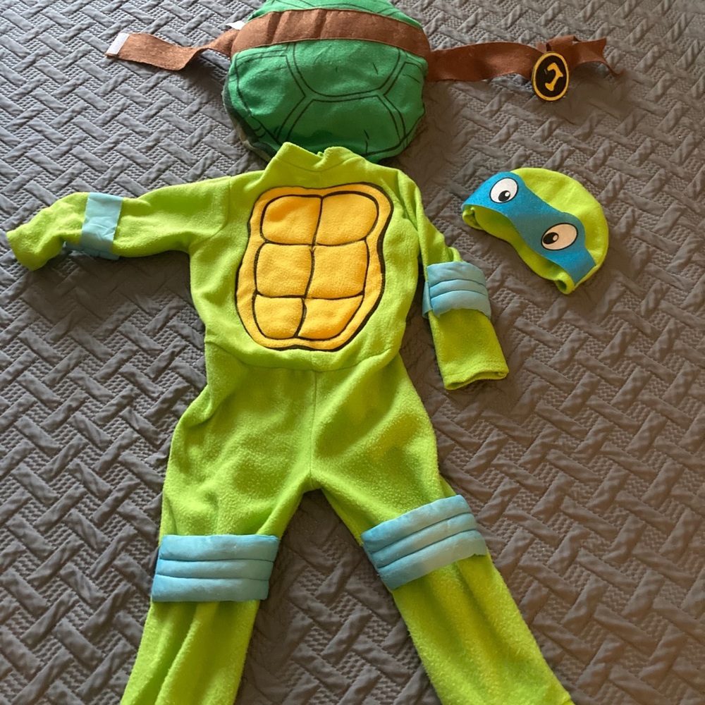 Toddler Ninja turtle costume